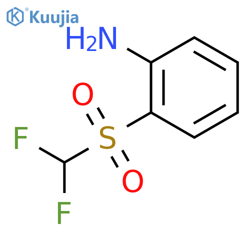 2-Difluoromethanesulfonylaniline structure