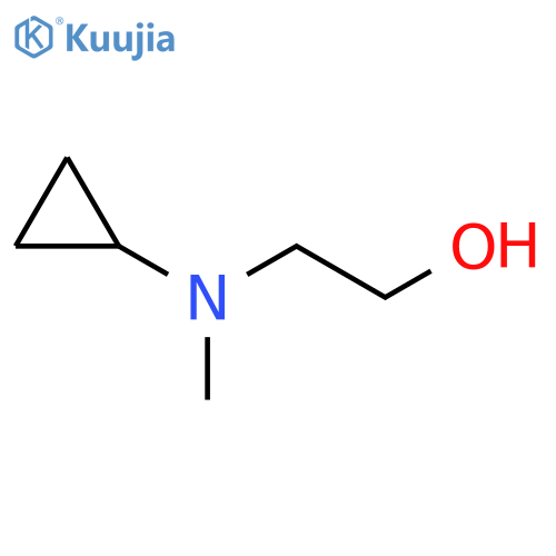 2-(Cyclopropylmethylamino)ethanol structure