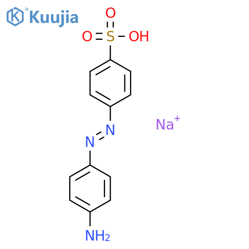 4-Aminoazobenzene-4'-sulfonic acid sodium structure