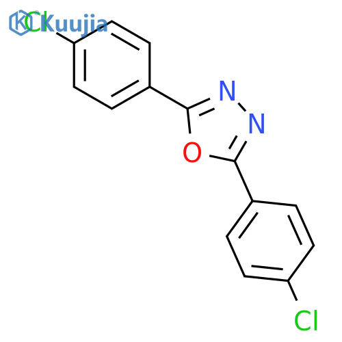 2,5-Bis(4-chlorophenyl)-1,3,4-oxadiazole structure