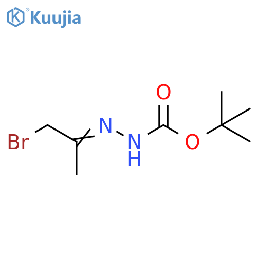 1,1-Dimethylethyl 2-(2-bromo-1-methylethylidene)hydrazinecarboxylate structure
