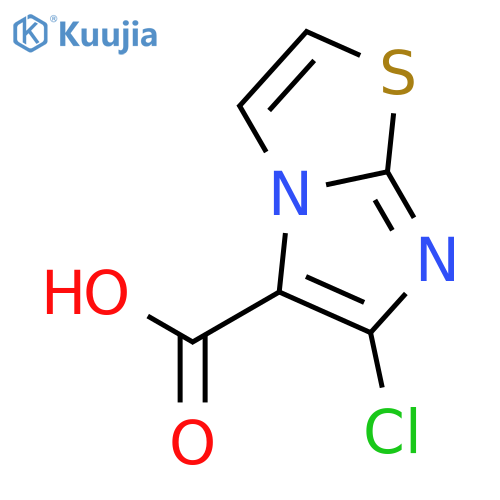 6-chloroimidazo2,1-b1,3thiazole-5-carboxylic Acid structure