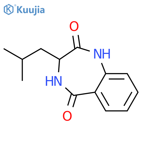 3-(2-methylpropyl)-2,3,4,5-tetrahydro-1H-1,4-benzodiazepine-2,5-dione structure