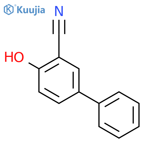 2-hydroxy-5-phenylbenzonitrile structure
