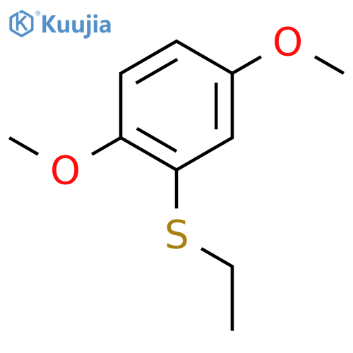 Benzene,2-(ethylthio)-1,4-dimethoxy- structure