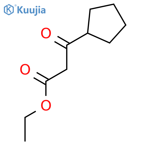 Ethyl 3-cyclopentyl-3-oxopropanoate structure