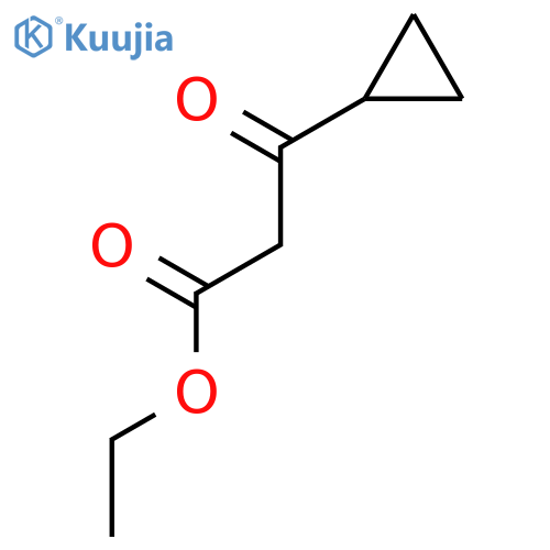 Ethyl 3-cyclopropyl-3-oxopropanoate structure