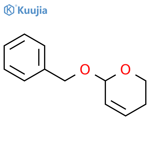 2H-Pyran, 5,6-dihydro-2-(phenylmethoxy)- structure