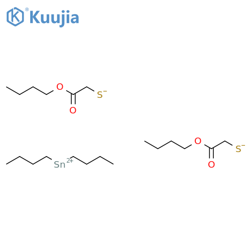 8-Oxa-3,5-dithia-4-stannadodecanoicacid, 4,4-dibutyl-7-oxo-, butyl ester structure
