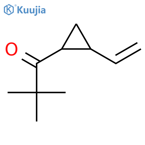 1-Propanone, 1-(2-ethenylcyclopropyl)-2,2-dimethyl- structure