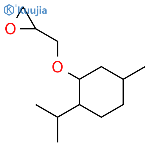 Oxirane,2-[[[(1R,2S,5R)-5-methyl-2-(1-methylethyl)cyclohexyl]oxy]methyl]- structure