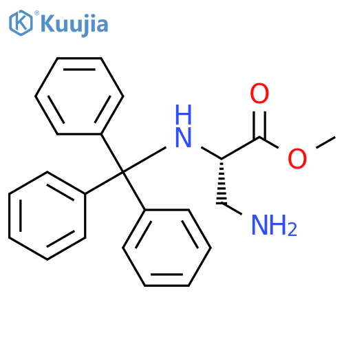 3-Amino-2-(trityl-amino)-propionic acid methyl ester structure
