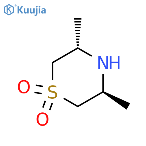 trans-3,5-Dimethyl-thiomorpholine 1,1-dioxide structure