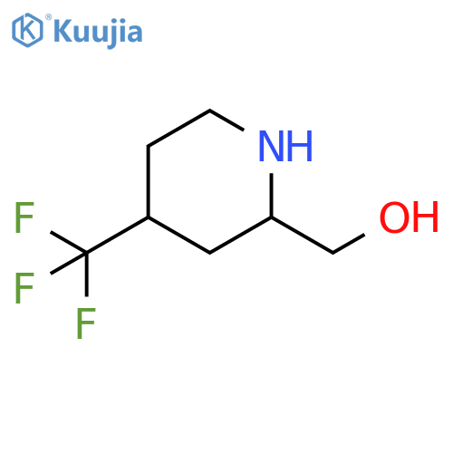 (4-Trifluoromethyl-piperidin-2-yl)-methanol structure