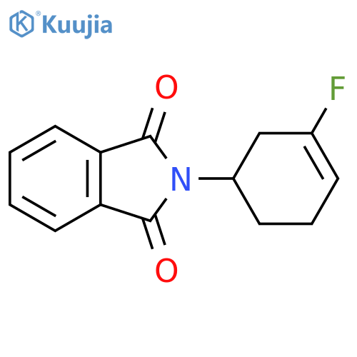 1H-Isoindole-1,3(2H)-dione, 2-(3-fluoro-3-cyclohexen-1-yl)- structure