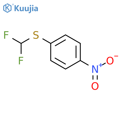 Benzene,1-[(difluoromethyl)thio]-4-nitro- structure