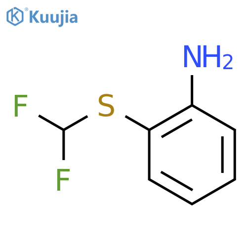 2-(difluoromethyl)sulfanylaniline structure
