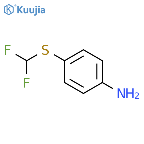 4-(difluoromethyl)sulfanylaniline structure
