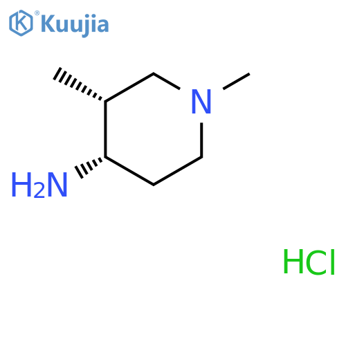 cis-1,3-Dimethyl-piperidin-4-ylamine dihydrochloride structure