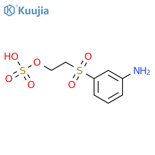 Ethanol,2-[(3-aminophenyl)sulfonyl]-, 1-(hydrogen sulfate) structure