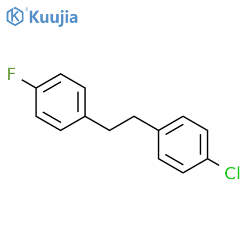 Benzene, 1-chloro-4-[2-(4-fluorophenyl)ethyl]- structure
