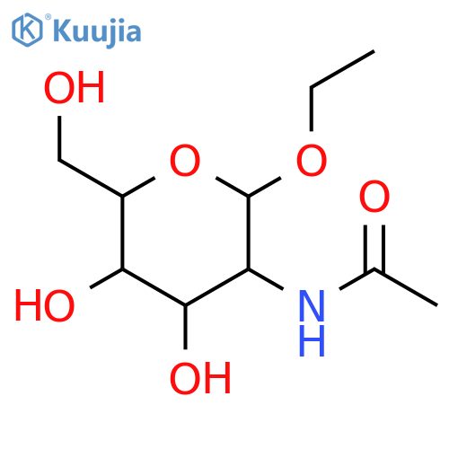 Ethyl 2-acetamido-2-deoxy-b-D-glucopyranoside structure