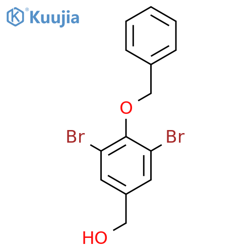 [4-(Benzyloxy)-3,5-dibromophenyl]methanol structure