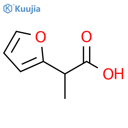 2-(furan-2-yl)propanoic acid structure