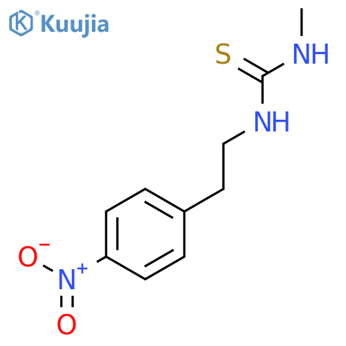 THIOUREA, N-METHYL-N'-[2-(4-NITROPHENYL)ETHYL]- structure