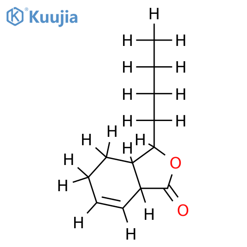 3-Butyl-1,3,3a,4,5,7a-hexahydro-isobenzofuran-1-on (Knidilid) structure