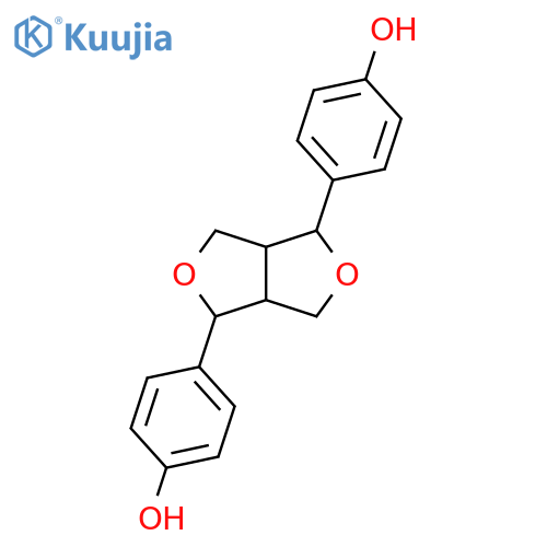 Phenol, 4,4'-(tetrahydro-1H,3H-furo[3,4-c]furan-1,4-diyl)bis- structure