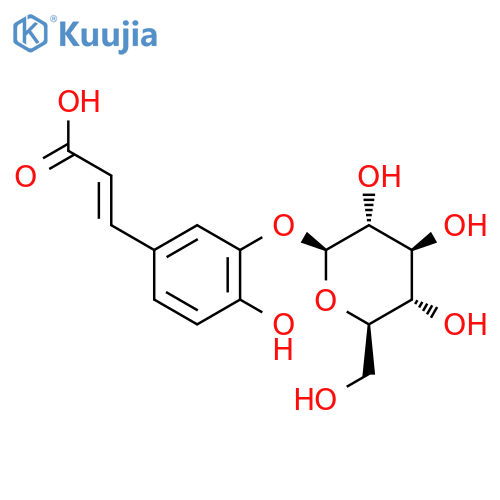 Caffeic Acid 3-beta-D-Glucoside structure