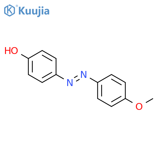 Phenol,4-[2-(4-methoxyphenyl)diazenyl]- structure