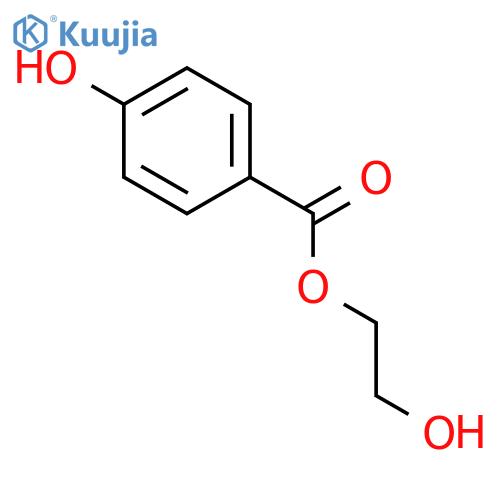 2-Hydroxyethyl 4-hydroxybenzoate structure