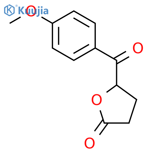 2(3H)-Furanone, dihydro-5-(4-methoxybenzoyl)- structure