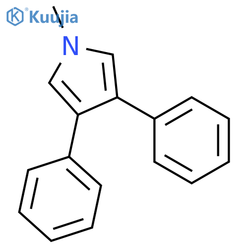 1H-Pyrrole, 1-methyl-3,4-diphenyl- structure