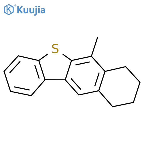 Benzo[b]naphtho[2,3-d]thiophene, 7,8,9,10-tetrahydro-6-methyl- structure