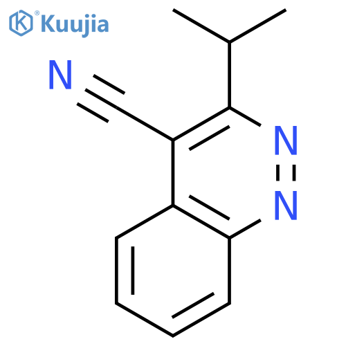 4-Cinnolinecarbonitrile, 3-(1-methylethyl)- structure