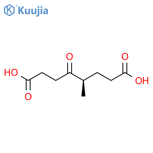 Octanedioic acid, 4-methyl-5-oxo-, (R)- structure