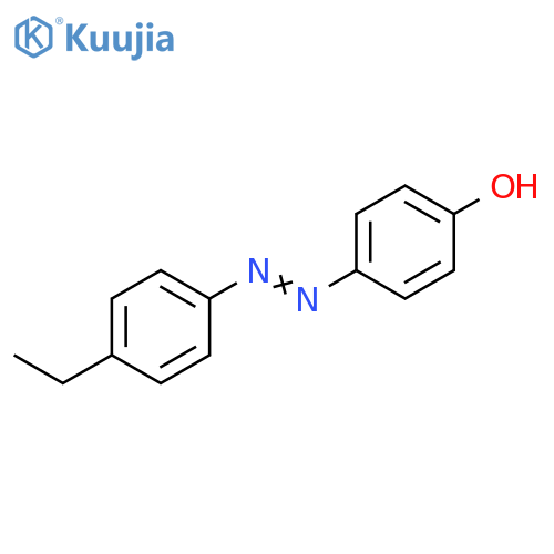 Phenol,4-[2-(4-ethylphenyl)diazenyl]- structure