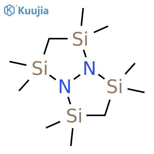 1H,5H-[1,2,3,5]Diazadisilolo[1,2-a][1,2,3,5]diazadisilole,tetrahydro-1,1,3,3,5,5,7,7-octamethyl- structure