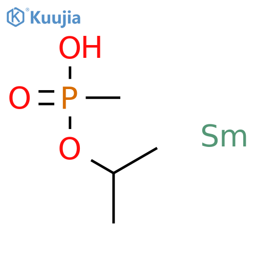 Phosphonic acid,methyl-, monoisopropyl ester, samarium(3+) salt (8CI) structure