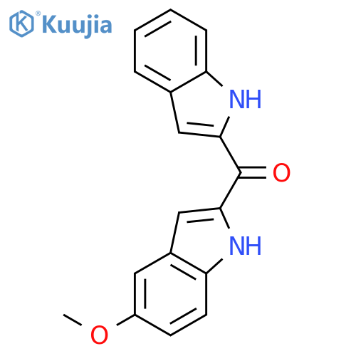 Methanone, 1H-indol-2-yl(5-methoxy-1H-indol-2-yl)- structure