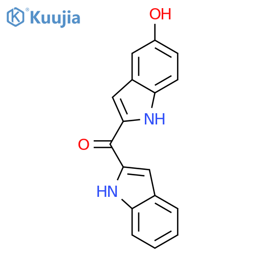 Methanone, (5-hydroxy-1H-indol-2-yl)-1H-indol-2-yl- structure