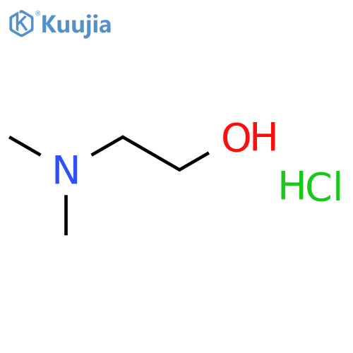 Ethanol, 2-dimethylamino-, hydrochloride structure