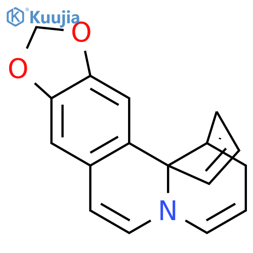 1H-[1,3]Benzodioxolo[5,6-a]cyclopenta[i]quinolizine(8CI,9CI) structure
