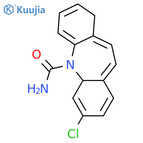 5H-DIBENZ[B,F]AZEPINE-5-CARBOXAMIDE, 3-CHLORO- structure