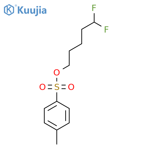 5,5-Difluoropentyl 4-methylbenzene-1-sulfonate structure