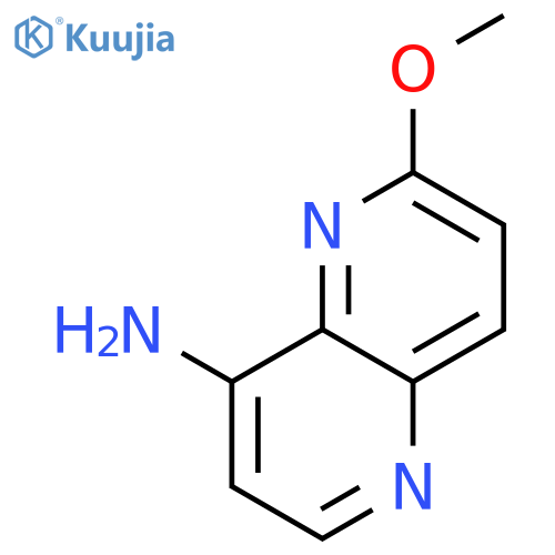 6-methoxy-1,5-Naphthyridin-4-amine structure