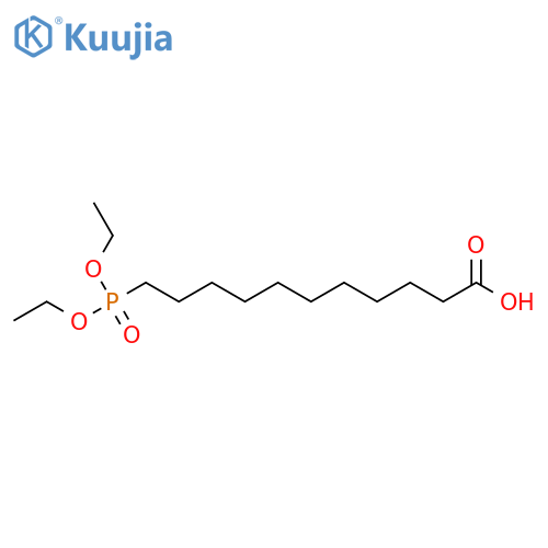 11-Diethylphosphonoundecanoic acid structure